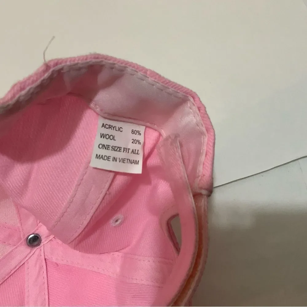 Kansas City Chiefs Hat pink ladies 80% acrylic 20% wool